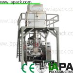 0.6MPa 4.5KW rice bag packing machine automatic PLC servo system