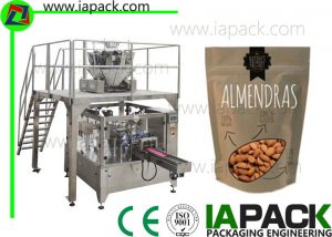 110g Nuts Pouch Grain Packing Machine Form Punan Seal Packaging