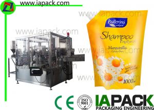 Shampoo Plastic Doypack Packaging Machine Awtomatikong Para sa Liquid