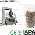 stand-up zipper premade pouch packing machine biscuit stand-up zipper na pouch rotary packing machine