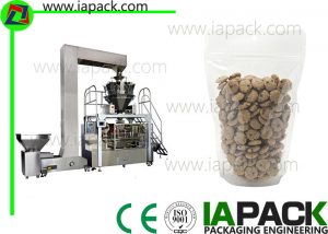 Stand-up Zipper Premade Pouch Packing Machine Biskwit Stand-up Zip Pouch Rotary Packing Machine