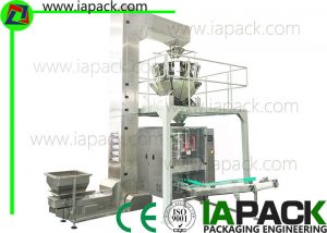 Vertical Packaging Machine na may 10 head dimpled multi-head weigher