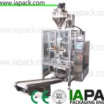 coffee powder vertical automatic packing machine 50 bags / min auger fill
